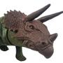 Imagem de Dinossauro Triceratops Brinquedo Grande 33 Cm Vinil Macio Bee Toys