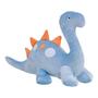 Imagem de Dinossauro Urso Pelúcia Dino Azul Bebê Brinquedo Safari Brinquedo Decoração Quarto Neném