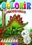 Imagem de DINOSSAUROS  8 Livros de Colorir para Explorar e Divertir!