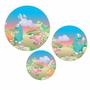 Imagem de Dinossauros Bebês Cute Kit 2 Baleiros Com 6 Displays De Mesa
