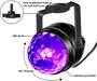 Imagem de Disco Ball Party Lights LUNSY Black Light 6W UV com controle remoto