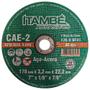 Imagem de Disco Corte Ferro Itambe 7"X1/8"X7/8"- 2 Telas Cae-2 - 6947