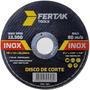 Imagem de Disco Corte Inox Ferro Esmerilhadeira 115X1X22Mm Kit 02 Un