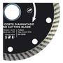 Imagem de Disco De Corte Cortag Turbo Flex 115mm Preto Diamantado Furo 22,22mm