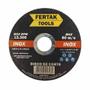 Imagem de Disco de Corte Inox Reforçado 4.1/2 - 115 x 1,0 mm Pacote com 10 Peças Fertak
