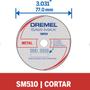 Imagem de Disco de Corte Metal SM510 3pçs Dremel