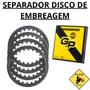 Imagem de Disco de embreagem honda xlr 125 nx 150 cbx aero 150 + separador