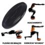 Imagem de Disco de Equilibrio Inflavel Balance Cushion Disc Preto Liveup  Liveup Sports 