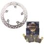 Imagem de Disco de Freio Dianteiro Cb 250f Twister Combi Brake + Pastilhas Diafrag Pro Tech Racing (Metálica)