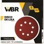 Imagem de Disco De Lixa 180mm Grão 180 Lixadeira com 10pçs