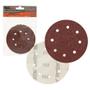 Imagem de Disco de lixa base auto-aderente 125mm 8 furos grao 60 - pacote com 10 - bestfer