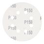 Imagem de Disco de Lixa Com tiras autocolantes 5'' GR. 150 Com 10 Unidades (243,0024) - Rocast