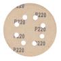 Imagem de Disco de Lixa Com tiras autocolantes 5'' GR. 220 Com 10 Unidades (243,0026) - Rocast