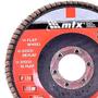 Imagem de Disco de Lixa Flap 4.1/2 POL Grana 120 Kit Com 10 Unidades MTX