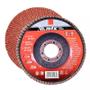 Imagem de Disco de Lixa Flap 4.1/2 POL Grana 120 Kit Com 10 Unidades MTX