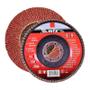 Imagem de Disco de Lixa Flap 4.1/2 POL Grana 60 Kit Com 10 Unidades MTX
