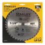 Imagem de Disco de Serra Circular 7-1/4'' C/ 40 Dentes - Stanley