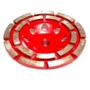 Imagem de Disco Diamantado Desbaste Segmentado 2 Linhas 4.1/2' X Rosca M14 61754 - Cortag