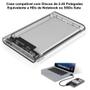 Imagem de Disco Externo HD 500gb p/ Backup cabo Tipo C em Y para Celular Note PC Video Game