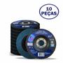 Imagem de Disco Flap 4 1/2" Zircônia 40 C/ 10 Lotus