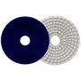 Imagem de Disco Flexível Diamantado Norton Brilho D'Água  100mm 4 Passos G050 Azul - Embalagem com 10 Unidades