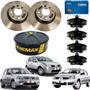 Imagem de Disco Freio Dianteiro Pastilha Renault Clio Logan Sandero Stepway 2005 2007 2008 2009 2010 2011 2012 2013 2014