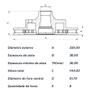 Imagem de Disco Freio Dianteiro Ventilado F250 98 a 2003 TRW RCDI01090