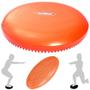 Imagem de Disco Inflavel Equilibrio + 1 Overball para Pilates 25cm Alaranjanda  Liveup Sports 
