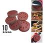 Imagem de Disco lixa 125mm (05" ) gr 120 8furos p/lix excentrica 2876 kit com 10 unid.