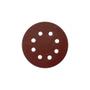 Imagem de Disco Lixa Pluma Ferro 5 X 60 8Furo ./ Kit Com 10 Unidades