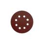 Imagem de Disco Lixa Pluma Ferro 5 X 60 8Furo ./ Kit Com 10 Unidades