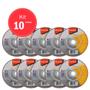 Imagem de Disco para Inox 3 X 1,0 Mm X 3/8" para Cortadora Compacta D-74815 10 Unidades - Makita