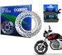 Imagem de Disco + Pastilha De Freio Dianteiro Cobreq Cbx 250 Twister De 2001 Ate 2008 Cb 300 Sem Abs