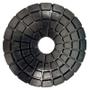 Imagem de Disco Polimento Granito/marmore tiras autocolantes 100mm Gr 3000 Buff Preto