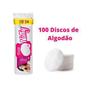 Imagem de Discos De Algodão Dupla Face Limpeza Facial Remove Maquiagem Nathy