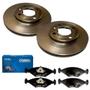 Imagem de Discos Dianteiro MDS E Pastilhas Cobreq VW Saveiro 1.6 8v 1.8 8v 2005 2006 2007 2008 2009 2010 2011 2012 2013...