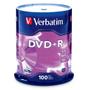 Imagem de Discos em branco DVD+R Verbatim AZO Dye 4,7 GB 16X - 100 discos