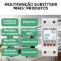 Imagem de Disjuntor Inteligente WiFi TUYA 230V Com Medidor De Energia, Temporizador, Relé E Proteção Contra