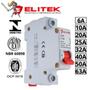 Imagem de Disjuntor Unipolar Monopolar Elitek Curva C01 ATE 36A 1P