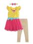 Imagem de Disney Fancy Nancy Toddler Girls Costume Tutu Ballet Dress Leggings & Headband 3T