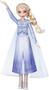 Imagem de Disney Frozen Cantando Elsa Fashion Doll com música vestindo vestido azul inspirado em 2, brinquedo para crianças 3 anos e up