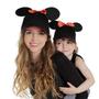 Imagem de Disney girls Disney Minnie Mouse Ears Hat, Set of 2 for Mommy and Me, Matching Adult Little Girl Baseball Cap, Adult Girl 2-5, 2-5T US