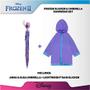 Imagem de Disney Kids Umbrella and Slicker, Frozen Elsa and Anna Toddler and Little Girl Rain Wear Set, para idades 4-7, azul/roxo, grande, idade 6-7