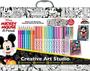 Imagem de Disney Mickey Mouse e Friends 30 Peças Creative Art Studio Portátil Art Set by CRA-Z-Art - Amazon Exclusive Art Set com Marcadores, Lápis de Cor e Canetas gel