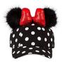 Imagem de Disney Minnie Mouse Polka Dot Pom Pom Baseball Cap com Bow Black