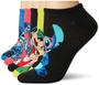 Imagem de Disney mulheres Lilo & Stitch 5 Pack No Show Casual Sock, Assorted Bright, Fits Sock Size 9-11 Fits Shoe Size 4-10.5 US