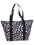 Imagem de Disney Tote Mickey & Minnie Mouse Ícone Polka Dot Print Travel Bag Preto