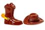 Imagem de Disney Toy Story Woody Salt & Pepper Shaker Set - Ceramic Western Cowboy Hat and Boot Figure - Oficial Pixar Kitchen and Party Decor - Great Gift for Toy Story Fans