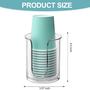 Imagem de Dispensador de Copos BYAWAY para Banheiro - 150ml, Pacote com 2