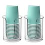 Imagem de Dispensador de Copos BYAWAY para Banheiro - 150ml, Pacote com 2